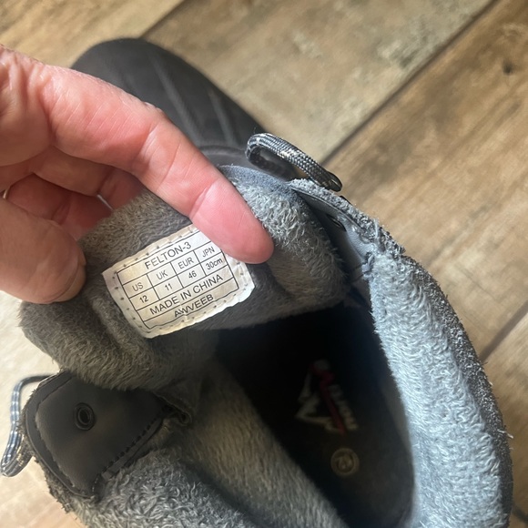 NORTIV Men's Winter Boots Mid Ankle Non Slip Insulated Warm Hiking Snow Boots - Picture 6 of 13